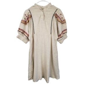 Hidden Alley Boho Beachy Cotton Rayon Blend Dress Size Small